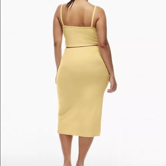 Aritzia Janine Wheat Midi Skirt - Picture 3 of 3